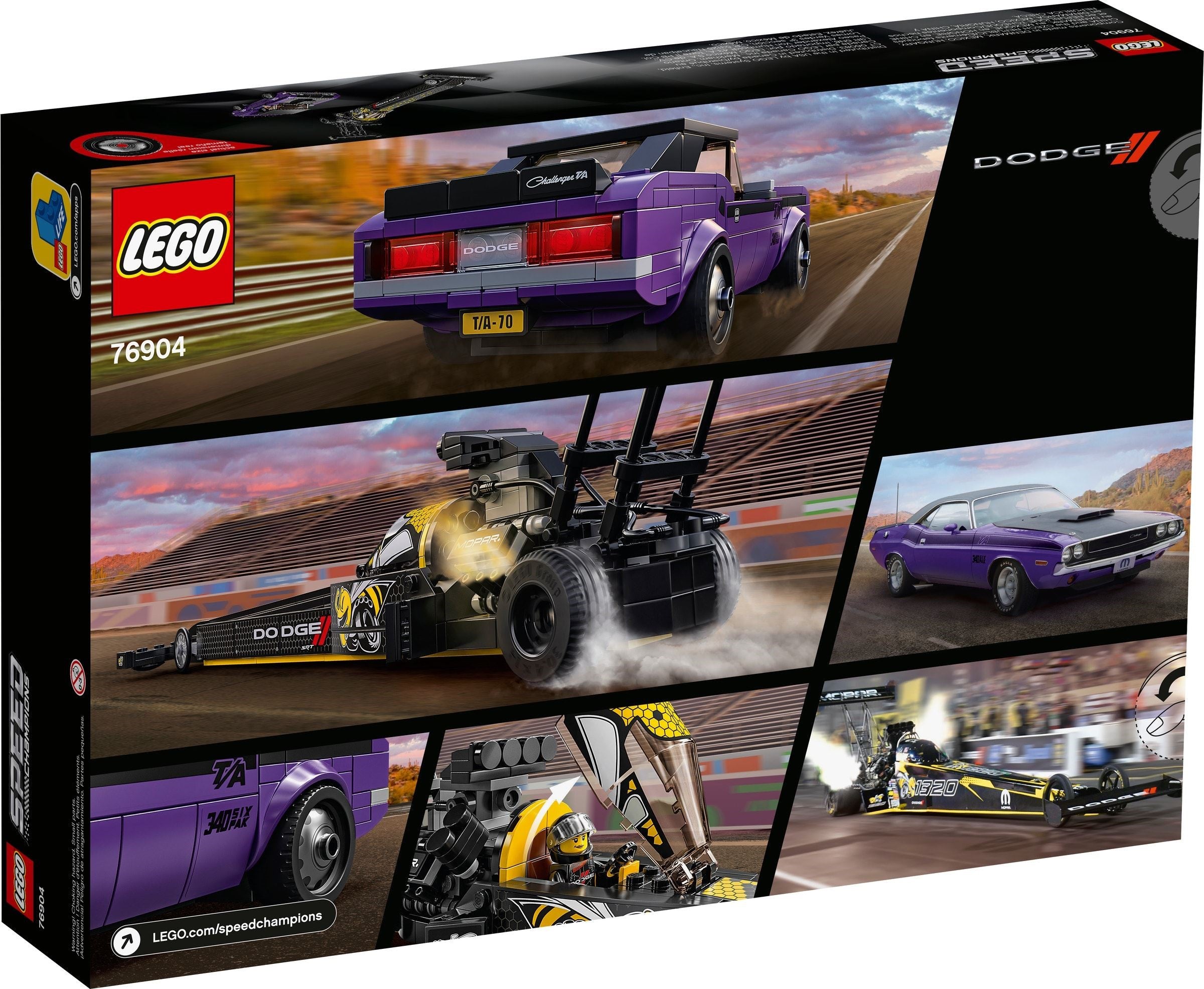Mopar Dodge//SRT Top Fuel Dragster and 1970 Dodge Challenger T/A 76904 | Speed Champions | LEGO – image 11
