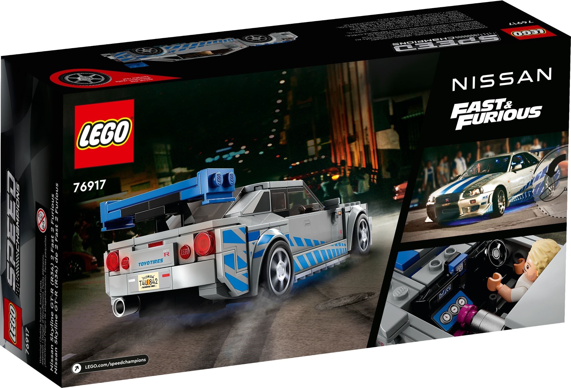 2 Fast 2 Furious Nissan Skyline GT-R (R34) 76917 | Speed Champions | LEGO – image 7