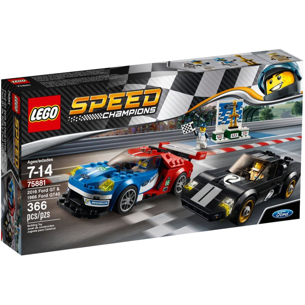 2016 Ford GT & 1966 Ford GT40 75881 | Speed Champions | LEGO - My Store