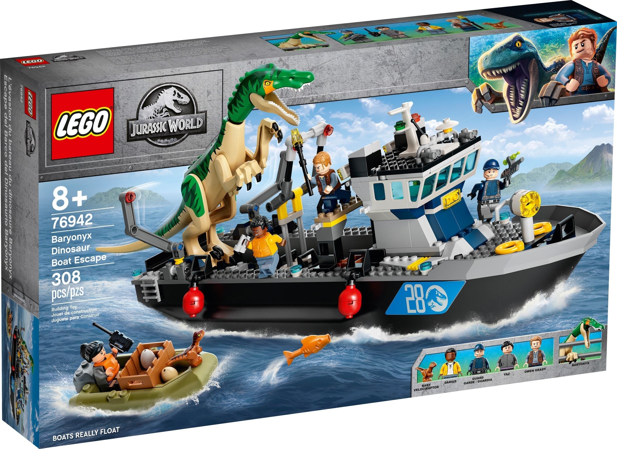 Baryonyx Dinosaur Boat Escape 76942 | Jurassic World | LEGO – image 2
