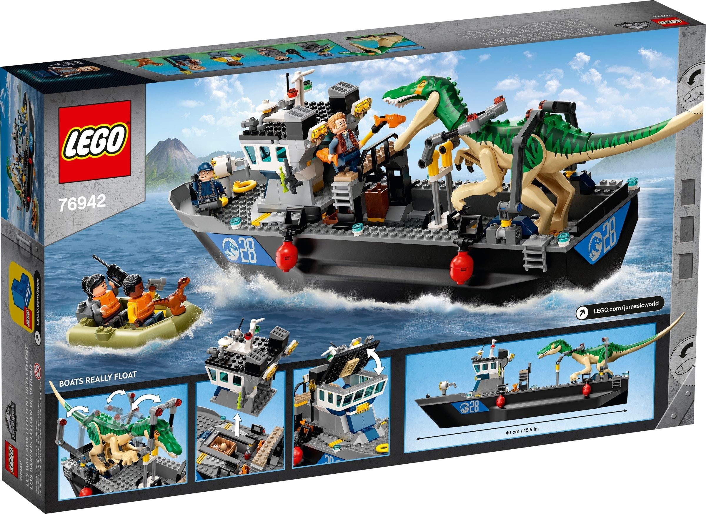 Baryonyx Dinosaur Boat Escape 76942 | Jurassic World | LEGO – image 4