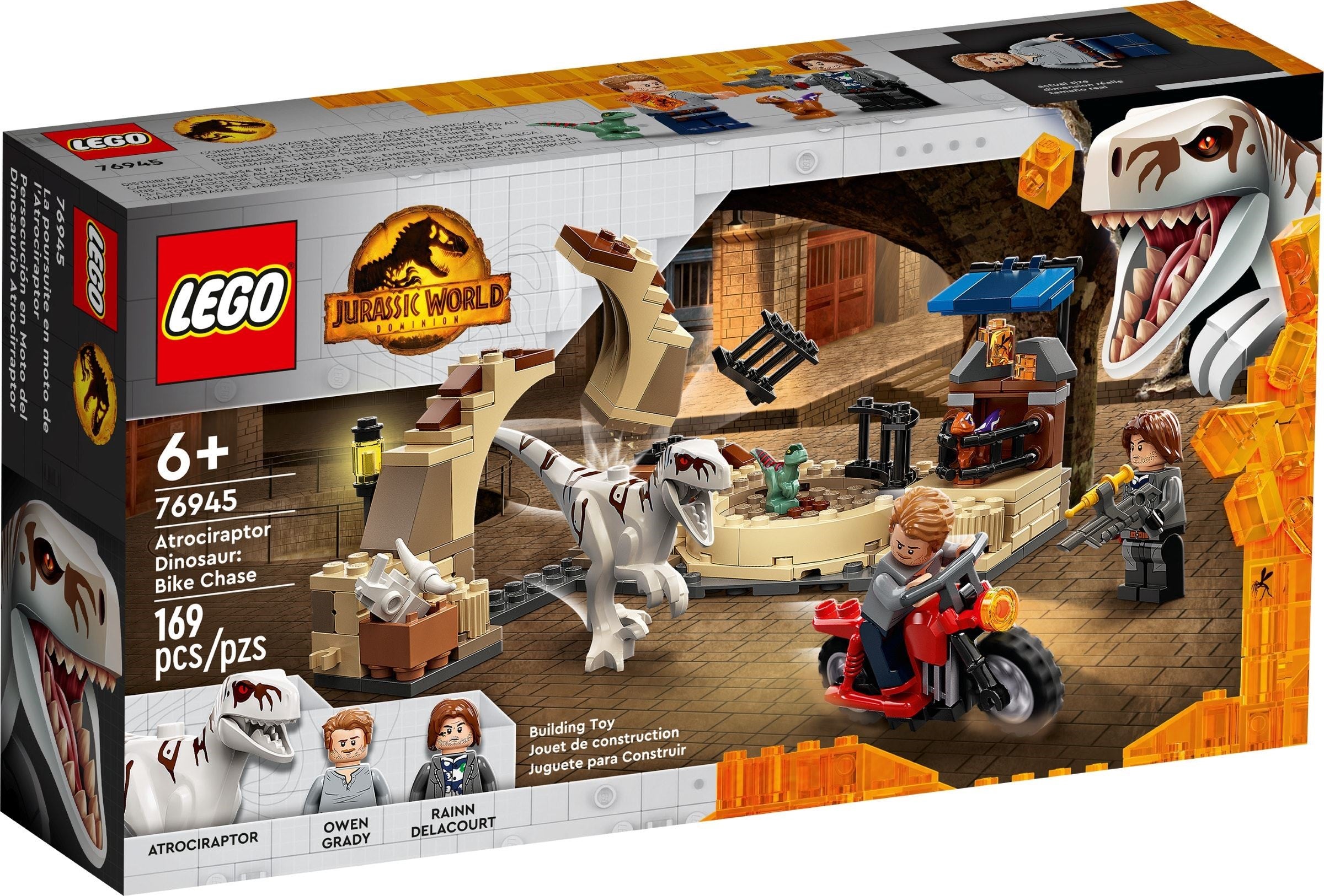 Atrociraptor Dinosaur: Bike Chase 76945 | Jurassic World | LEGO – image 2