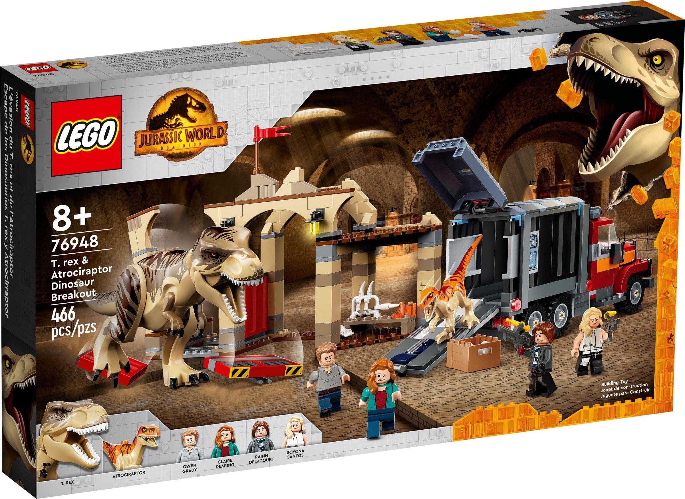 T. rex & Atrociraptor Dinosaur Breakout 76948 | Jurassic World | LEGO – image 2
