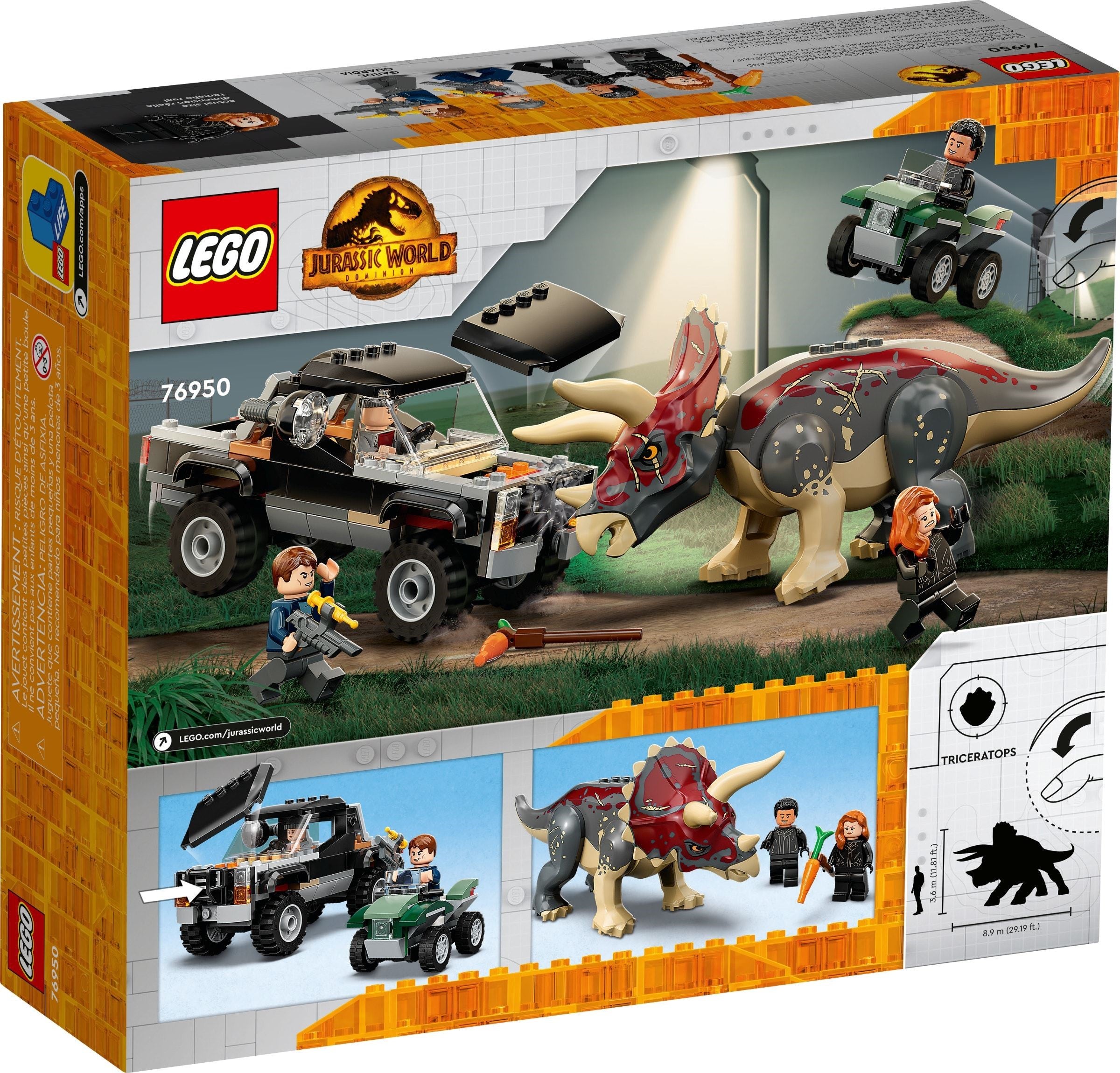 Triceratops Pickup Truck Ambush 76950 | Jurassic World | LEGO – image 9