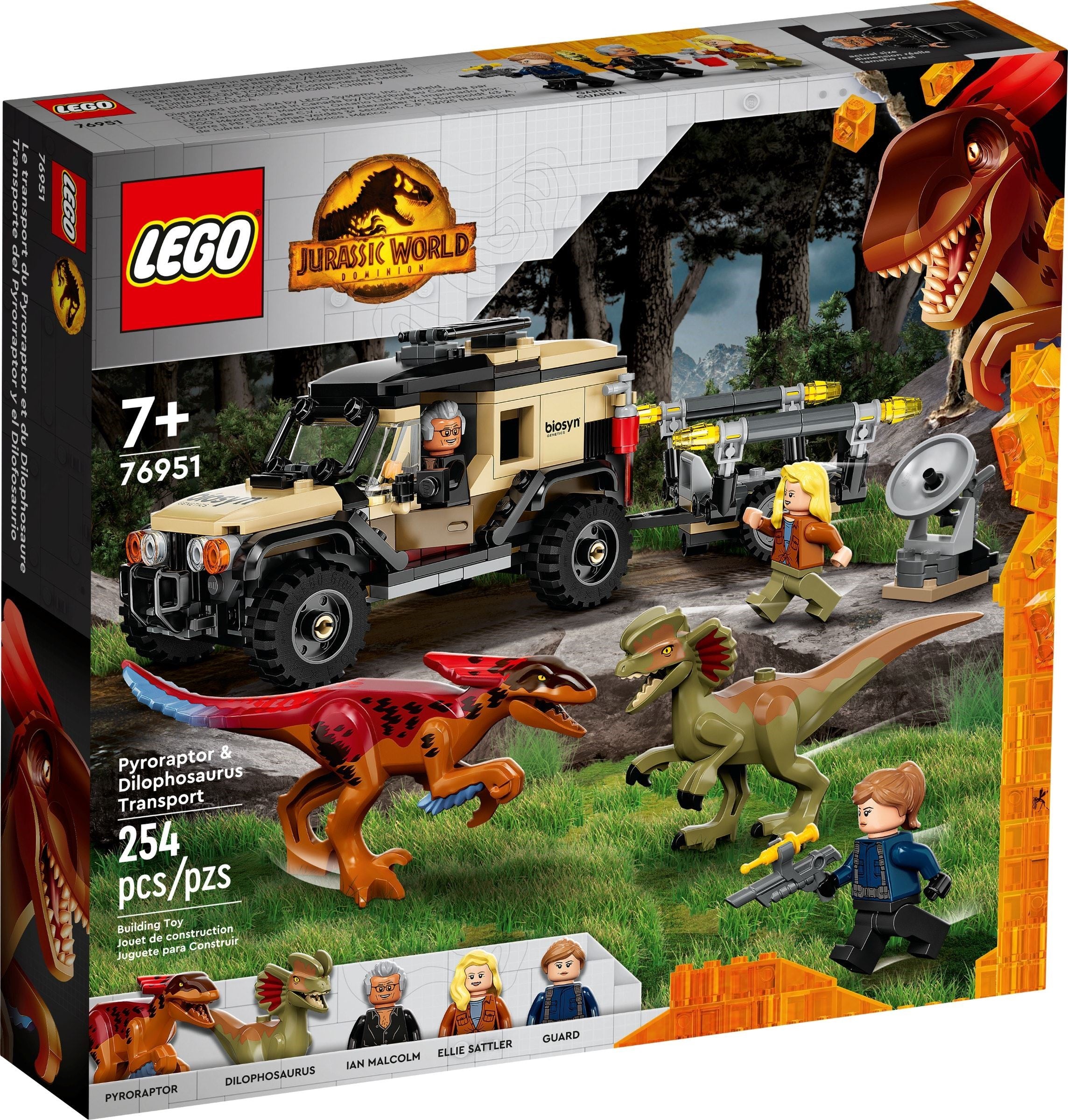 Pyroraptor & Dilophosaurus Transport 76951 | Jurassic World | LEGO – image 2