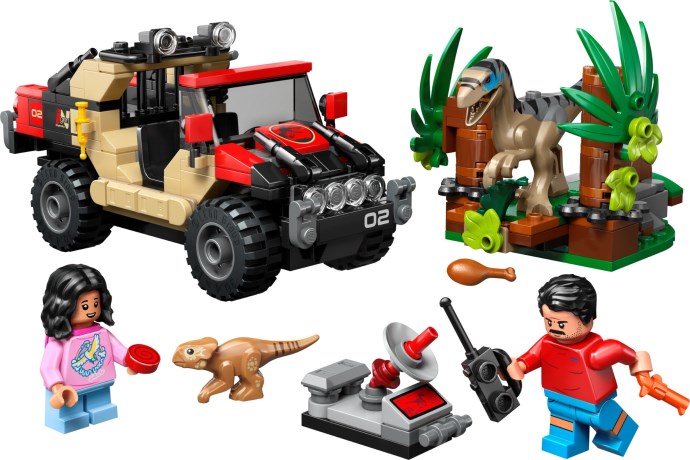 Raptor Off-Road Escape 76972 | Jurassic World | LEGO
