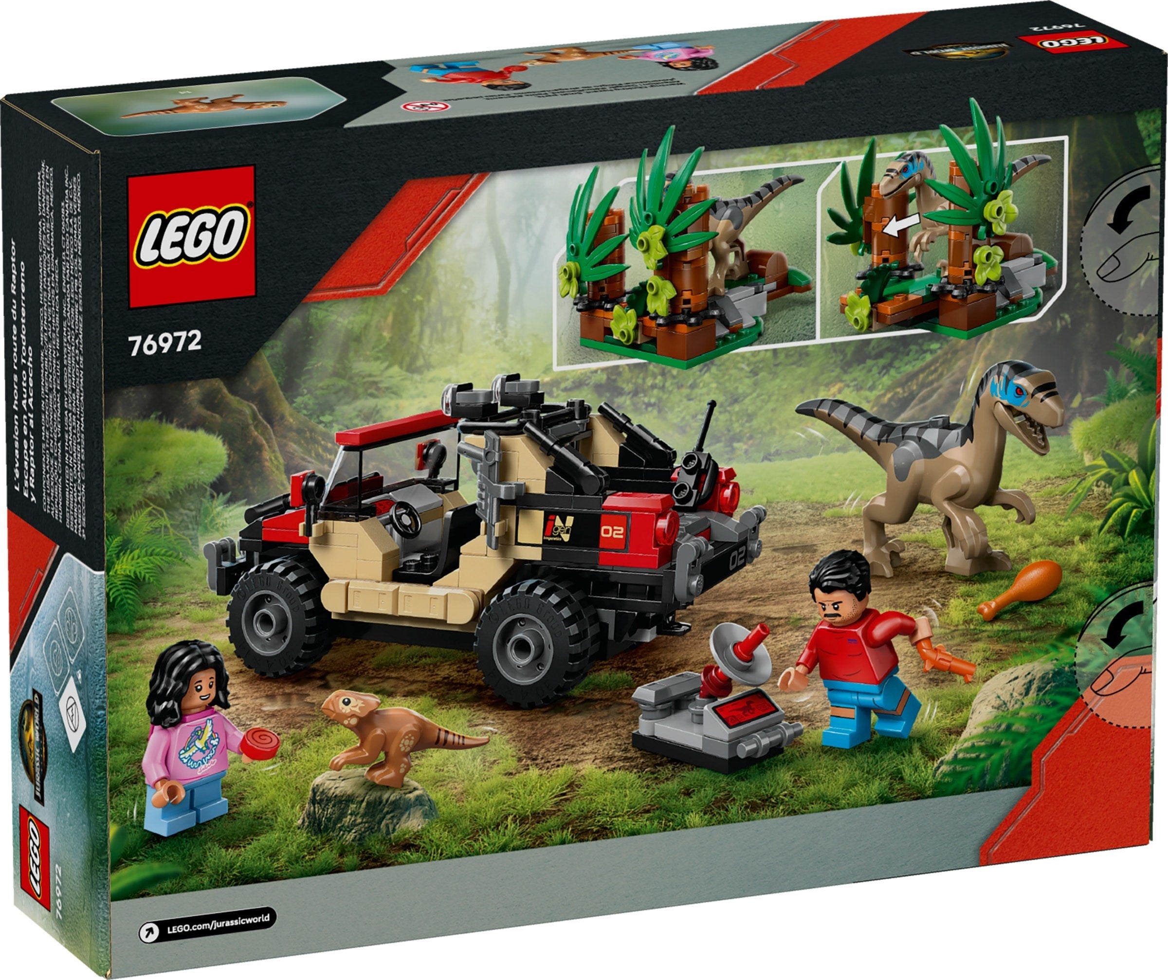 Raptor Off-Road Escape 76972 | Jurassic World | LEGO (image 3)
