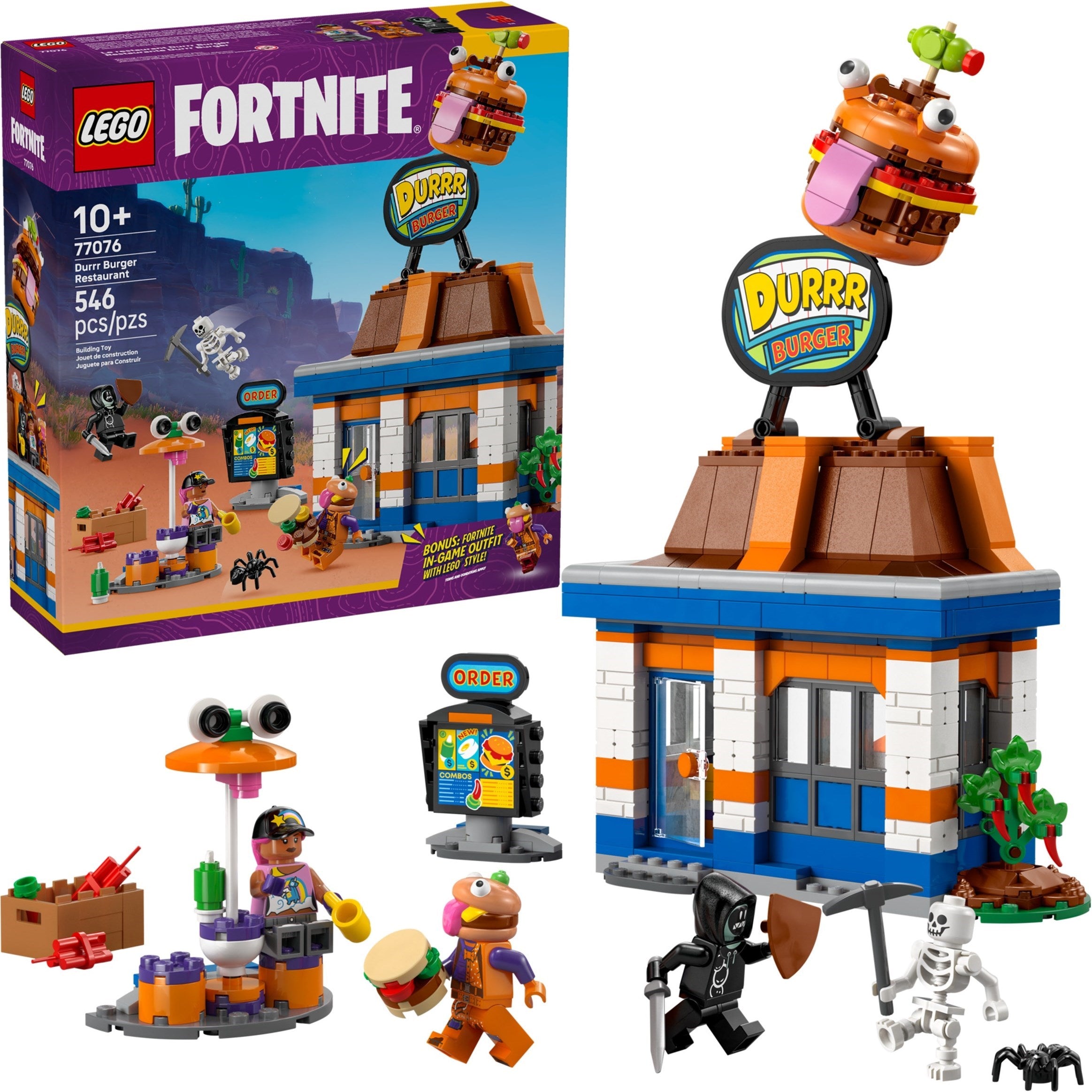 Durrr Burger Restaurant 77076 | Fortnite | LEGO – image 3
