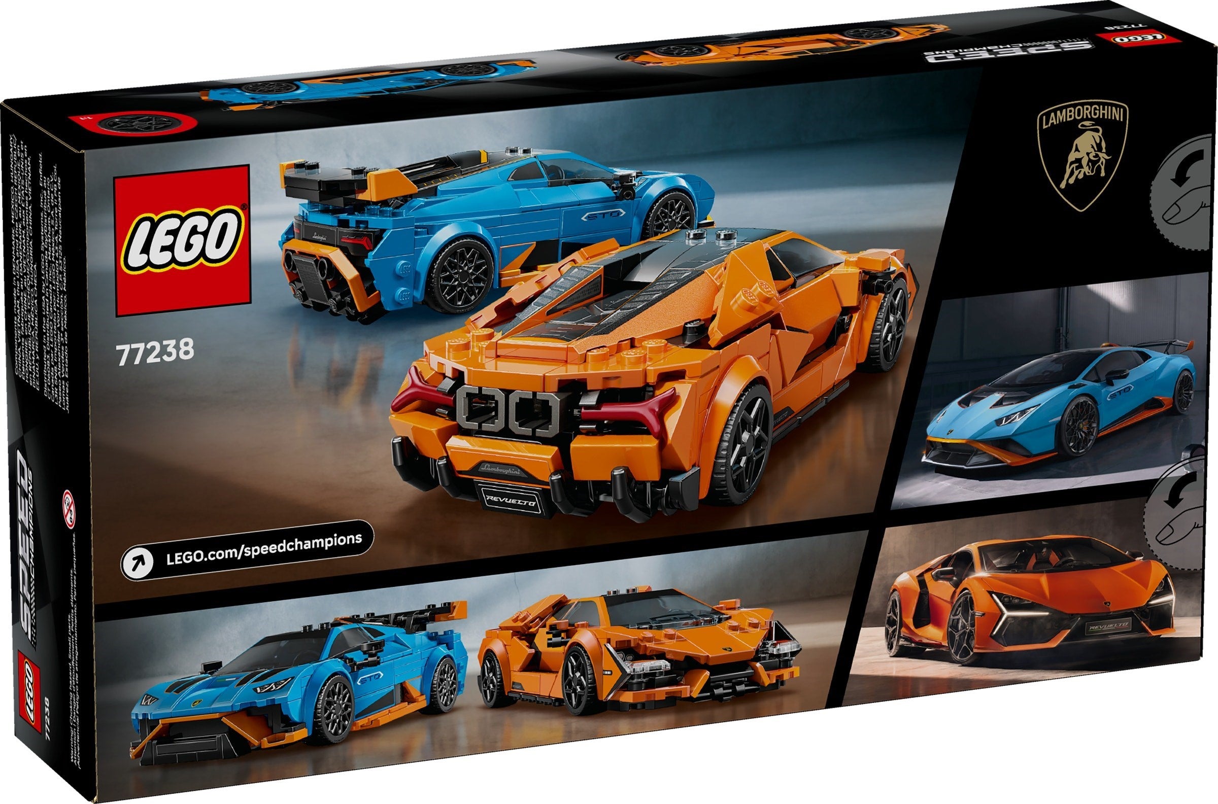 Lamborghini Revuelto & Lamborghini Huracan 77238 | Speed Champions New Release | LEGO