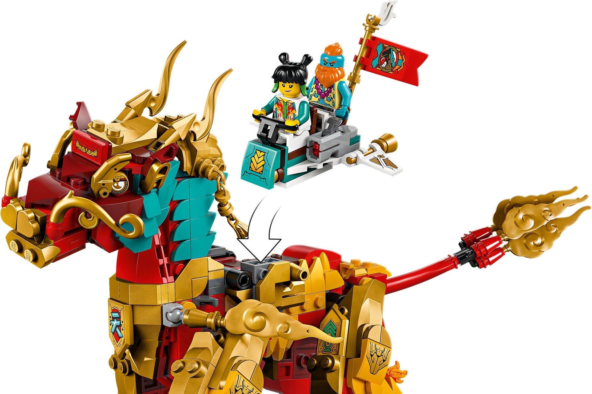 Mythical Creature Qilin 80066 | Monkie Kid | LEGO – image 11