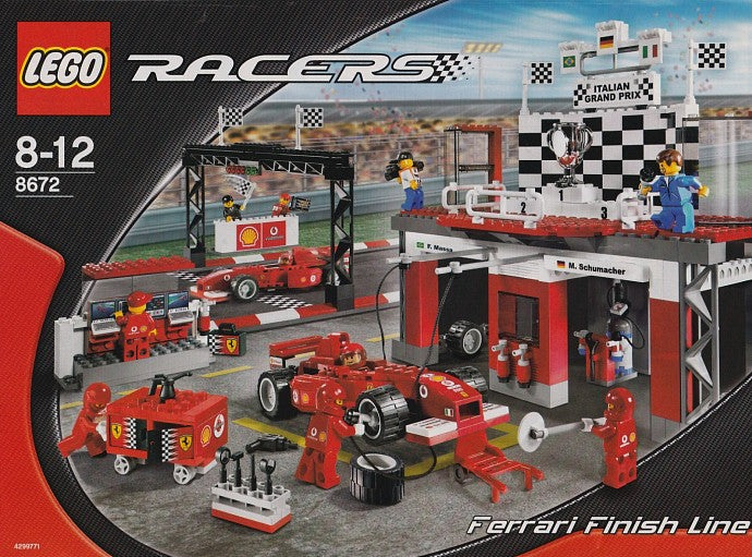 Ferrari Finish Line 8672 | Racers | LEGO