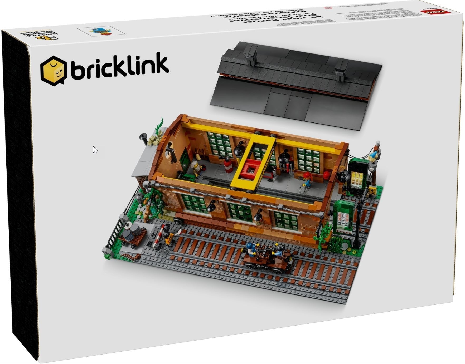 Old Train Engine Shed 910033| Brick Link Designer Program | LEGO