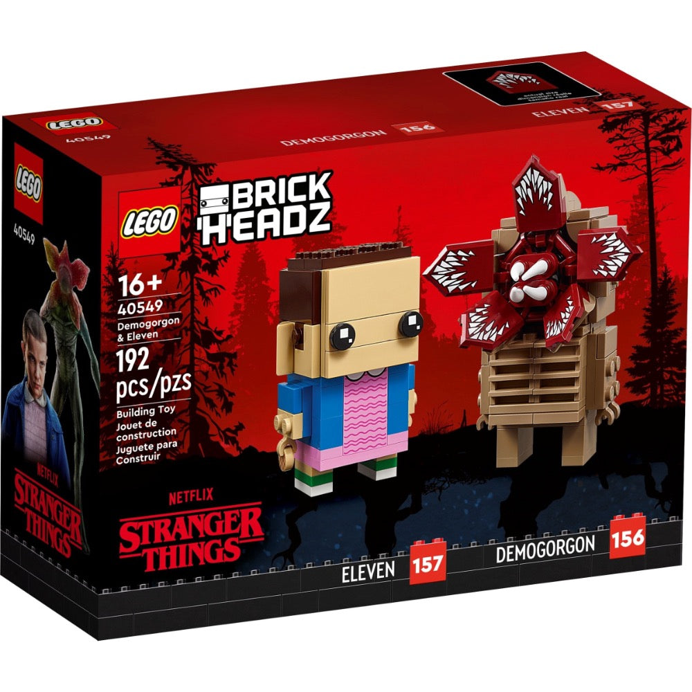 Brickheadz Stranger Things Eleven and Demogorgon 40549 | Film | LEGO