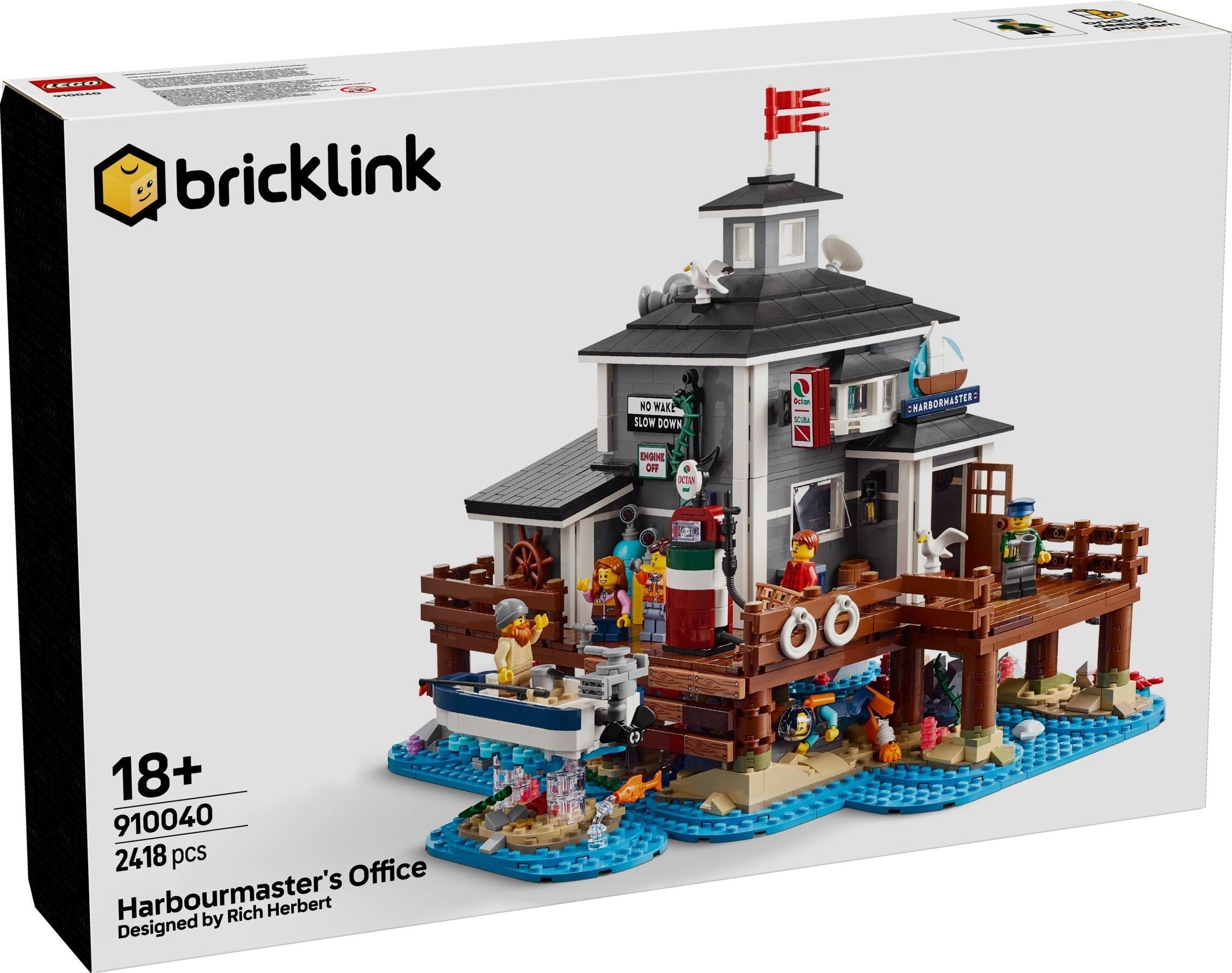 Harbourmaster's Office 910040| Brick Link Designer Program | LEGO