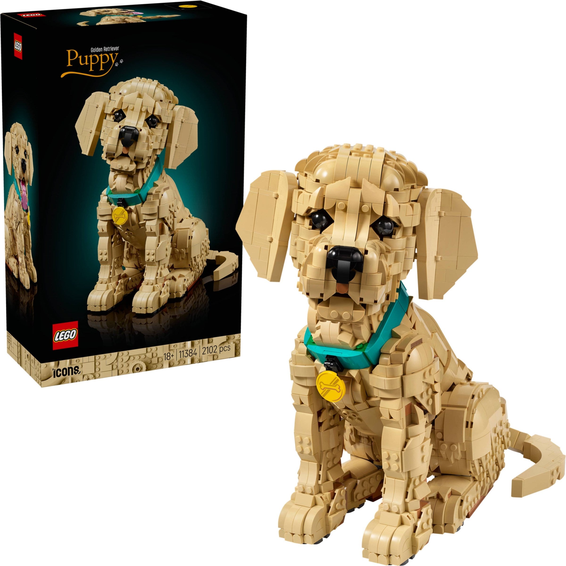 Golden Retriever Puppy 11384 | Icons | LEGO – image 4