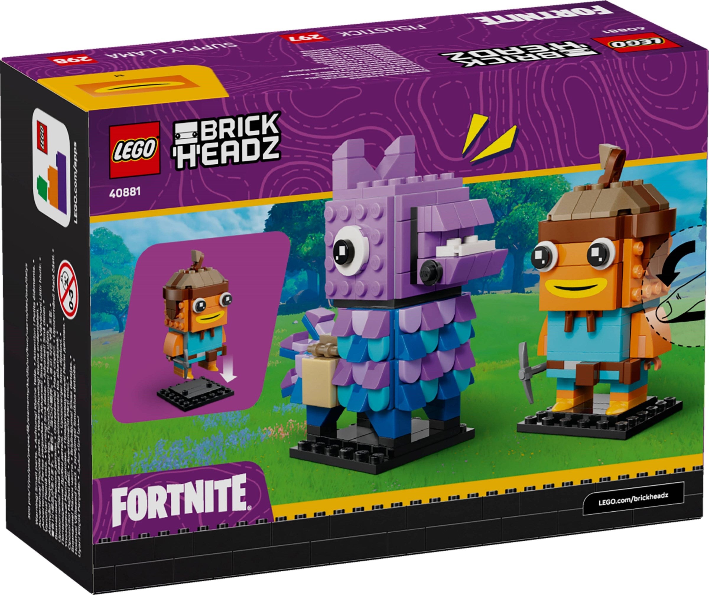 Supply Llama & Fishstick 40881 | BrickHeadz | LEGO – image 2