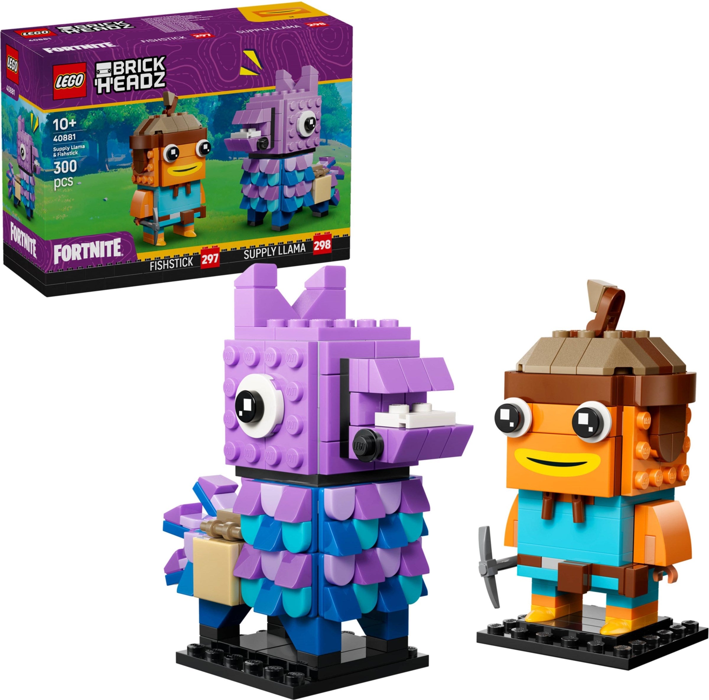 Supply Llama & Fishstick 40881 | BrickHeadz | LEGO – image 3