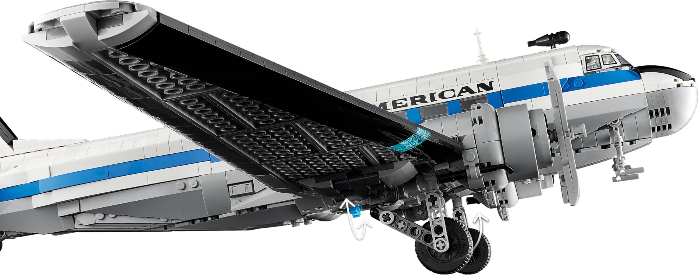 Douglas DC-3 PAN AM Airliner 11378 | Icons | LEGO (image 17)