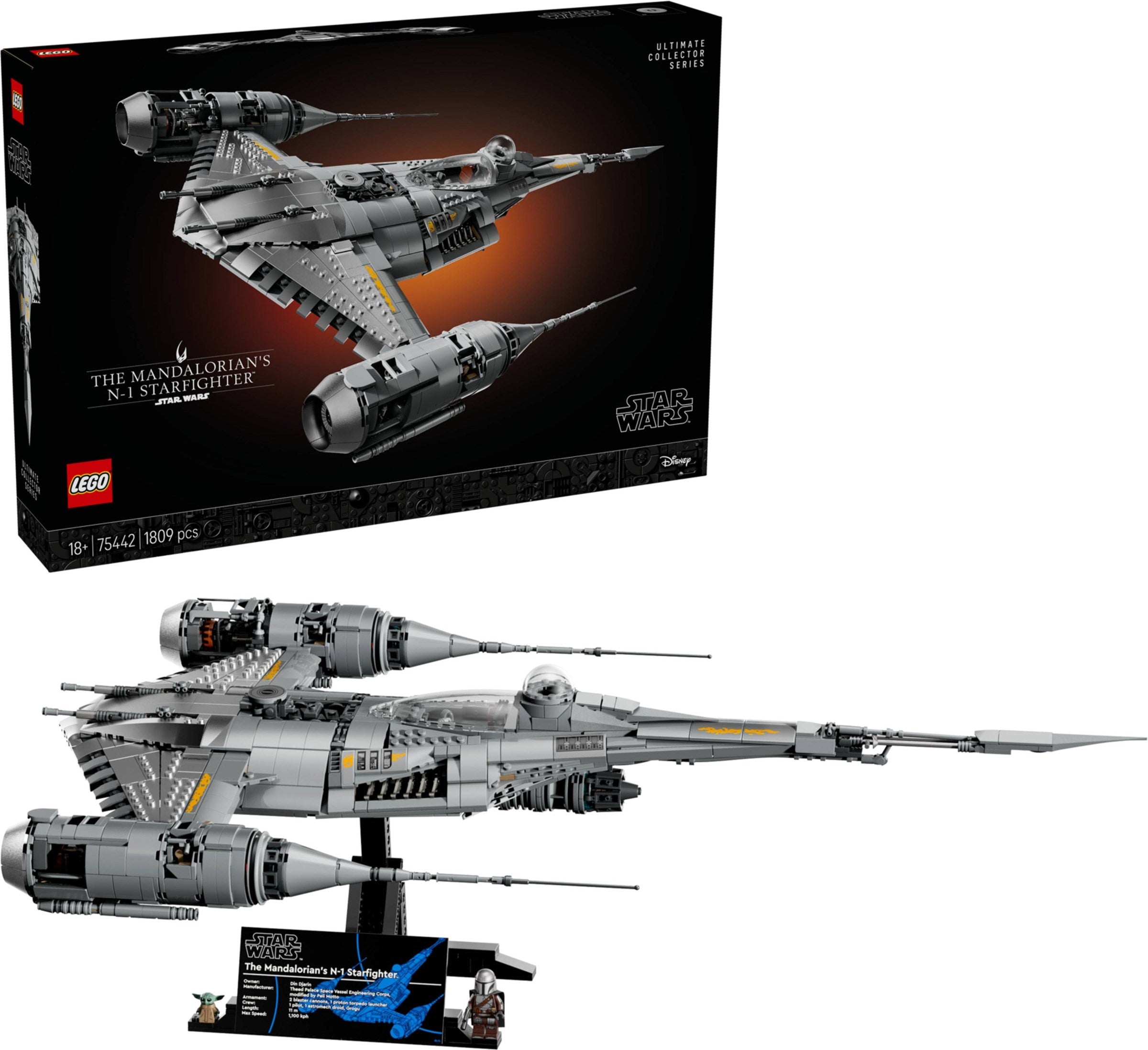 The Mandalorian's N-1 Starfighter 75442 | Star Wars | LEGO (image 4)