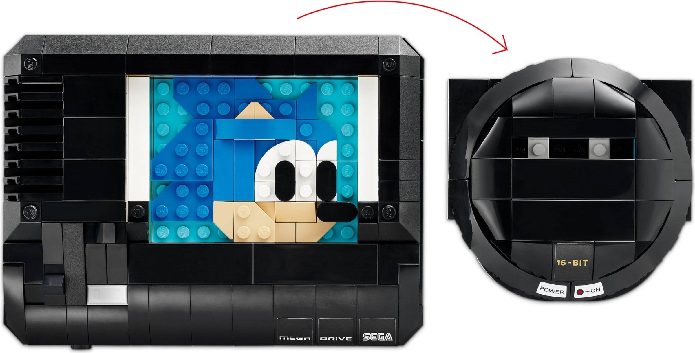 SEGA Genesis Console 40926 | Sonic the Hedgehog | LEGO (image 14)
