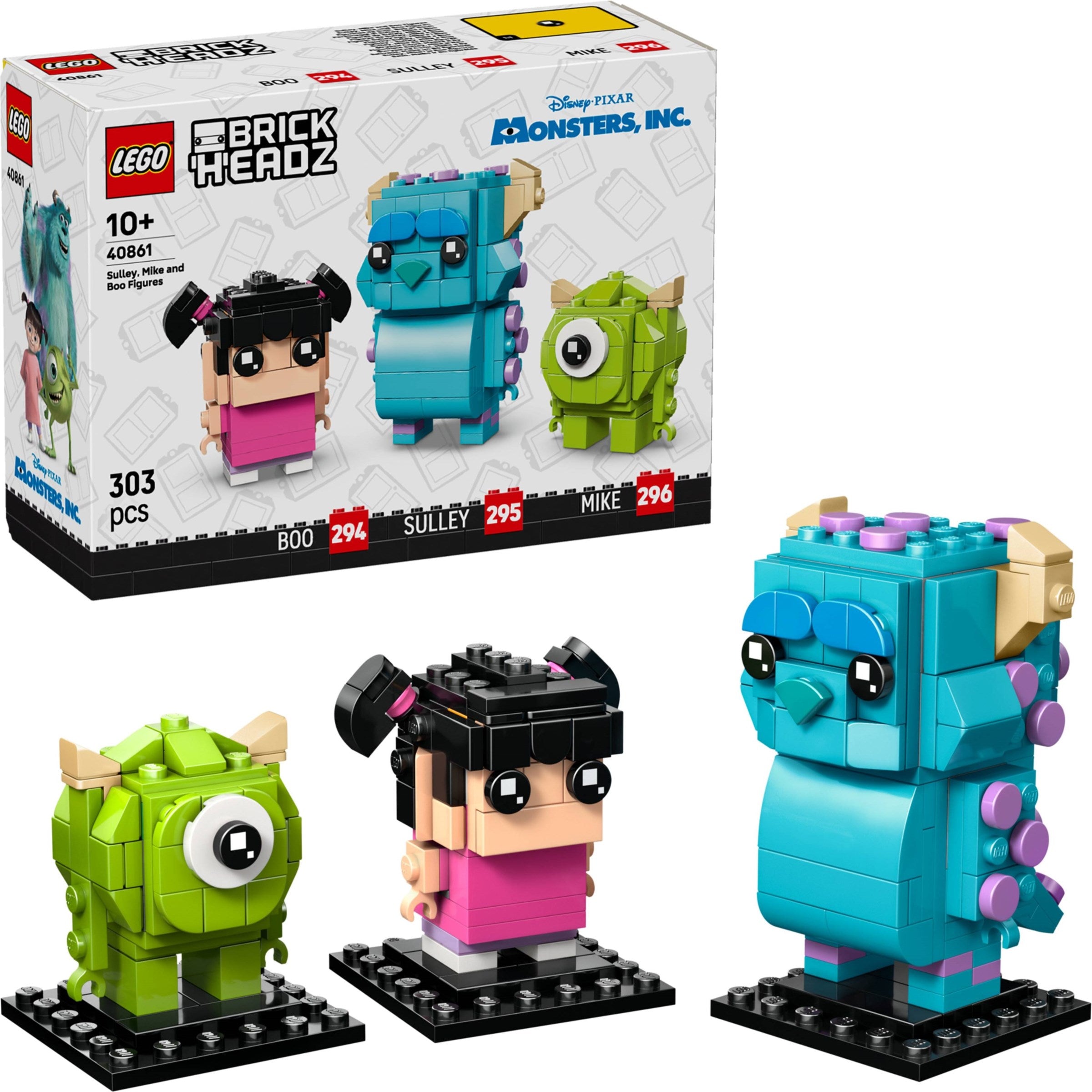 Sulley, Mike and Boo Figures 40861 | BrickHeadz | LEGO – image 3