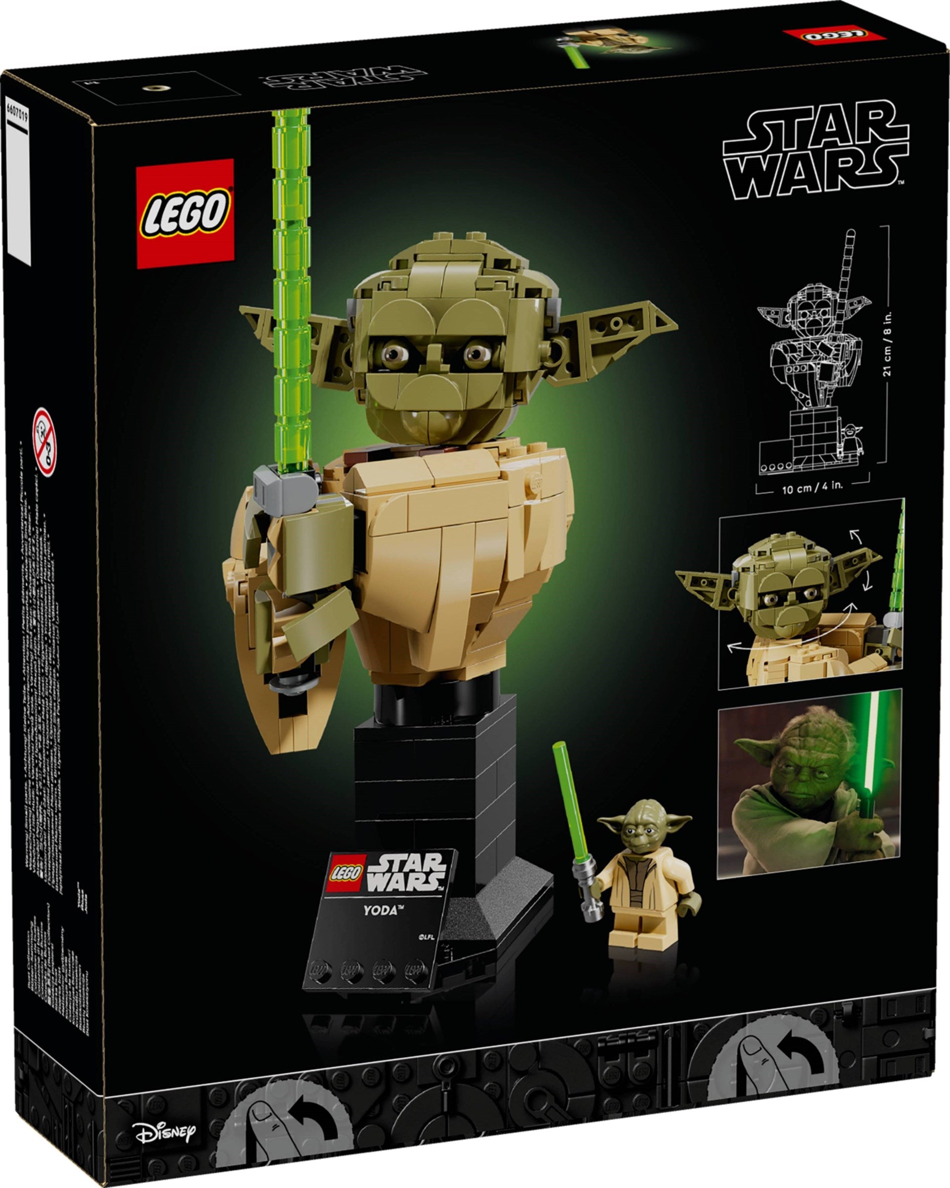 Yoda Bust 75438 | Star Wars | LEGO (image 3)
