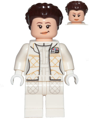 Princess Leia-Hoth Outfit-Crooked Grin SW0958 | Star Wars Minifigure | LEGO