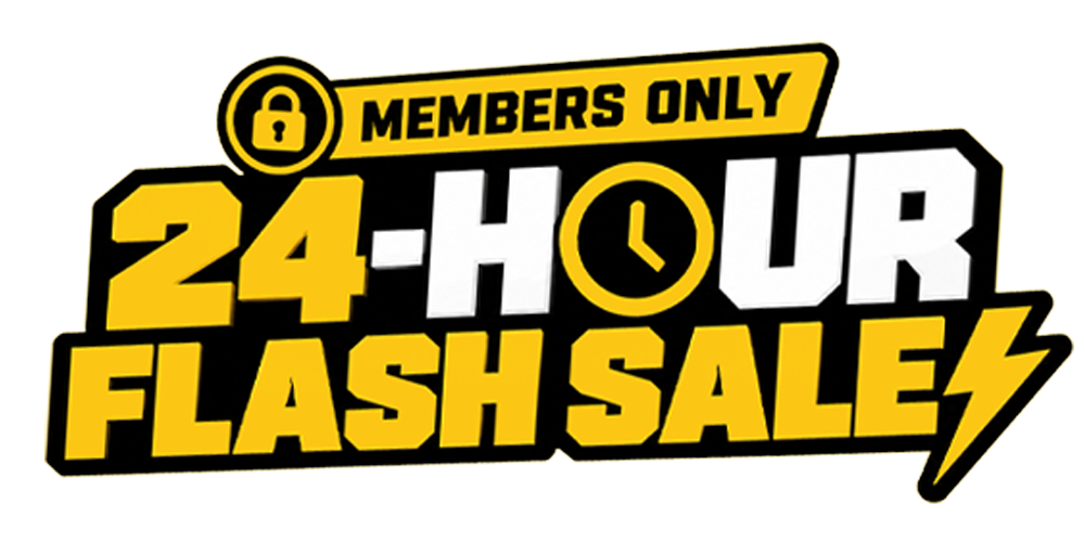 Members only 24-hour flash sale