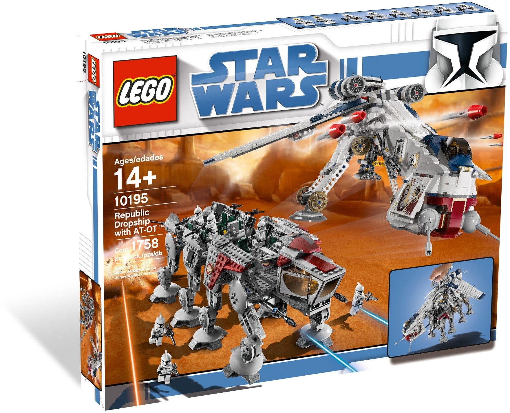 Republic Dropship with AT-OT 10195 | Star Wars | LEGO – image 8