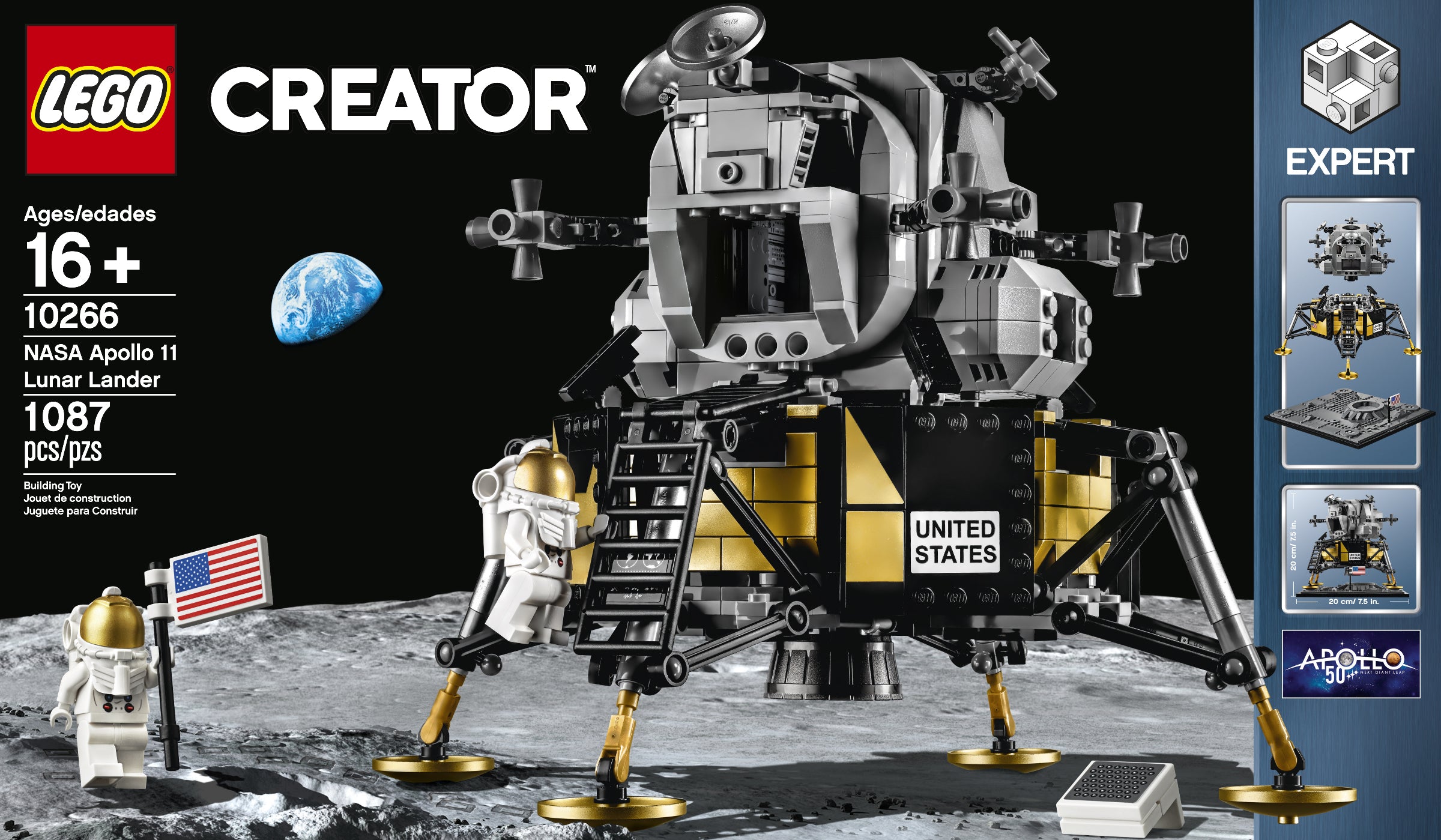 NASA Apollo 11 Lunar Lander 10266 | Creator Expert | LEGO