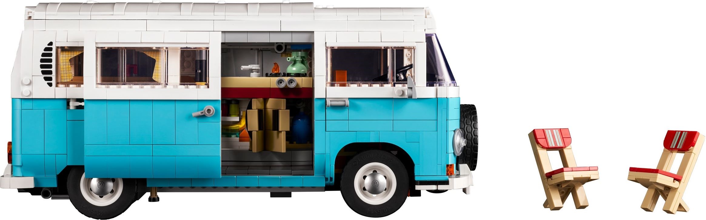 Volkswagen T2 Camper Van-Blue 10279 | Creator | LEGO