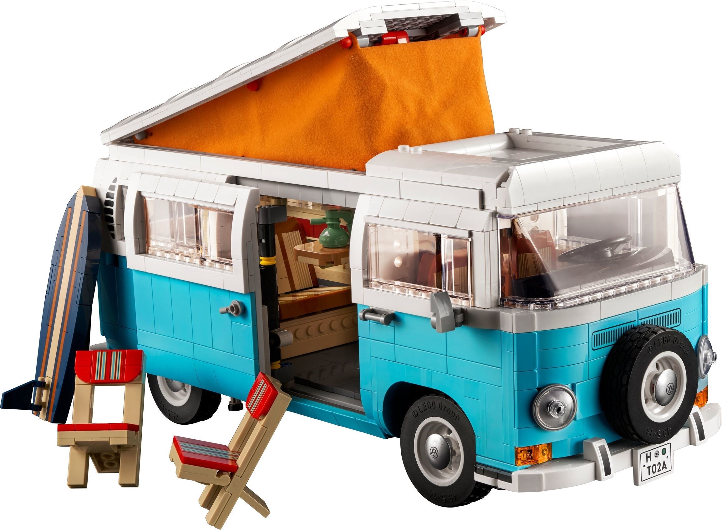 Volkswagen T2 Camper Van-Blue 10279 | Creator | LEGO