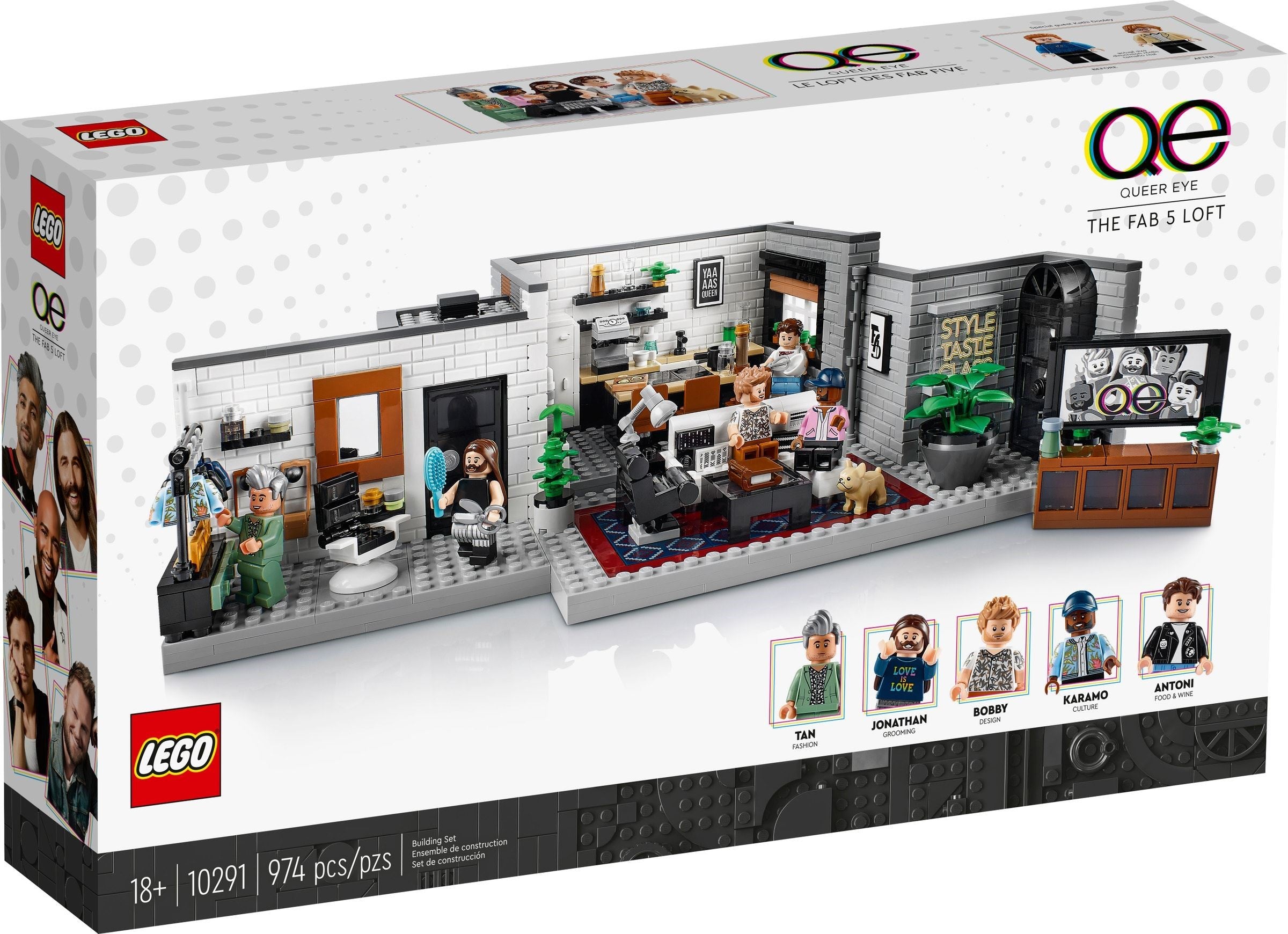Queer Eye – The Fab 5 Loft 10291 | Icons | LEGO – image 2