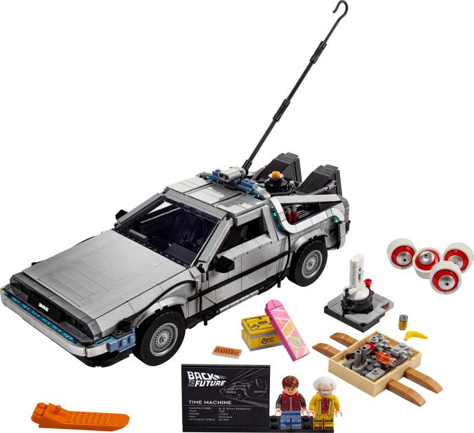 Back to the Future Time Machine 10300 | Icons | LEGO