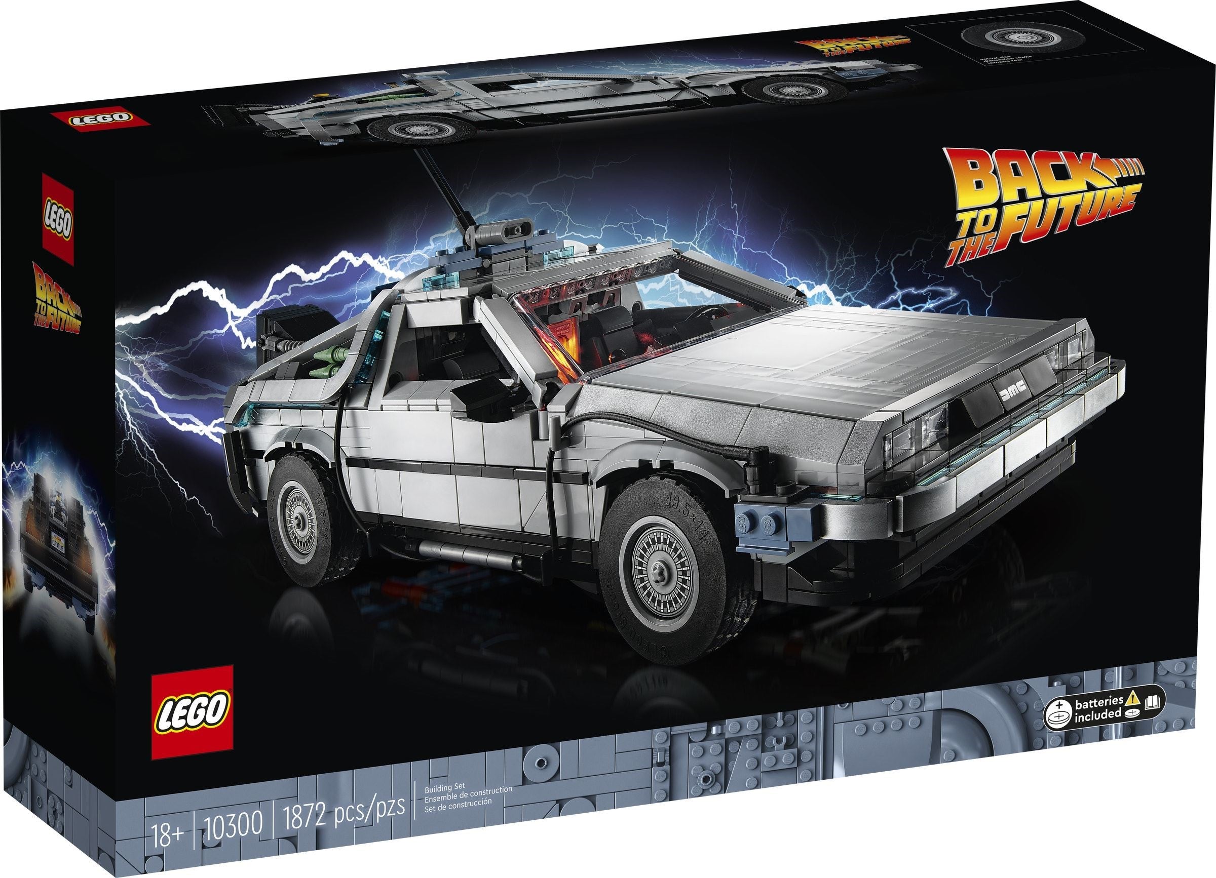Back to the Future Time Machine 10300 | Icons | LEGO – image 2