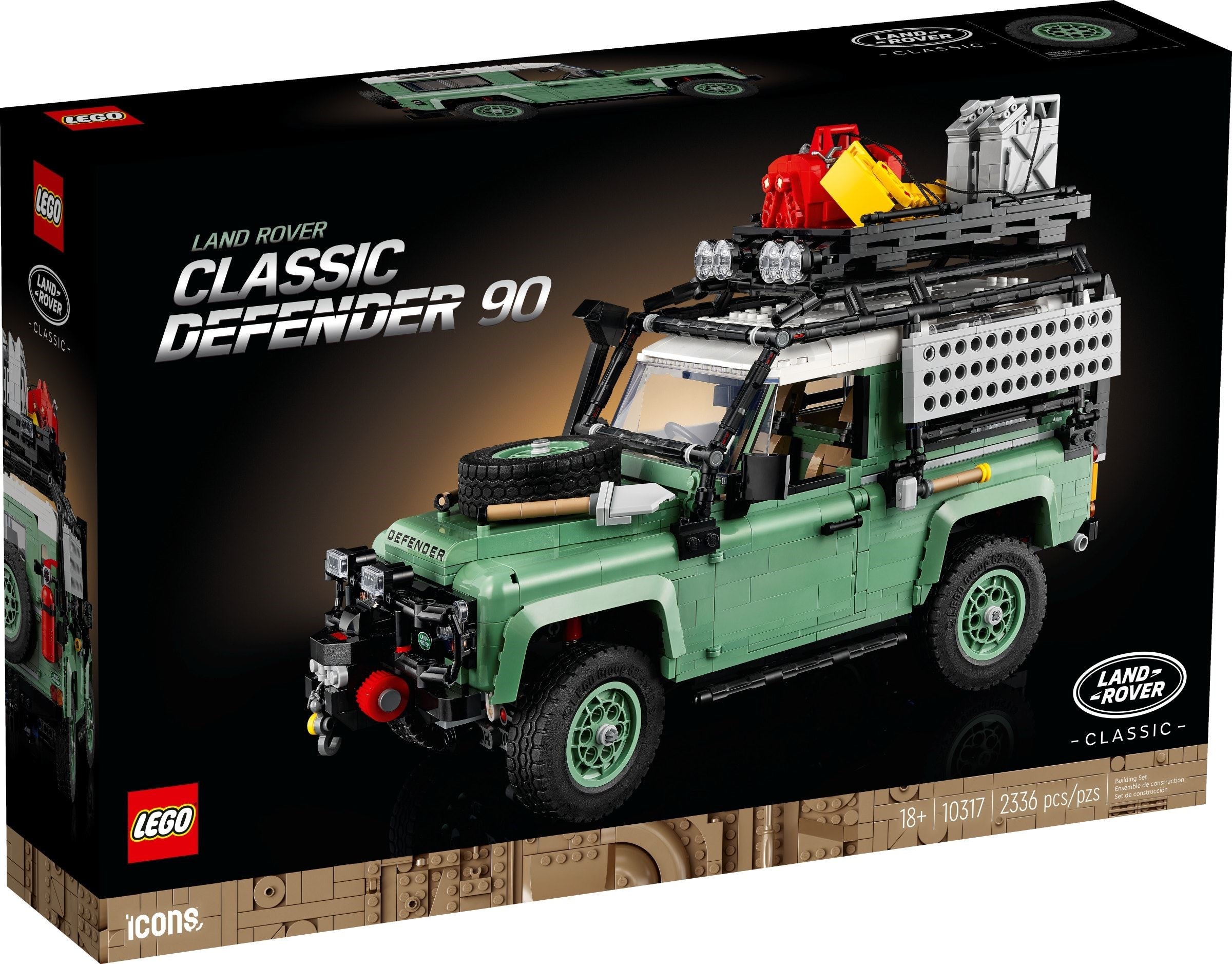 Land Rover Classic Defender 90 10317 | Icons | LEGO – image 2