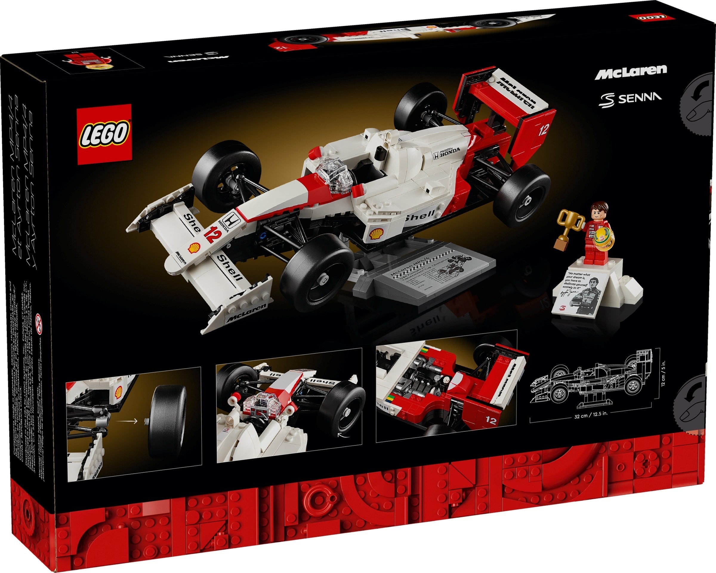 McLaren MP4/4 & Ayrton Senna 10330 | Icons | LEGO – image 7