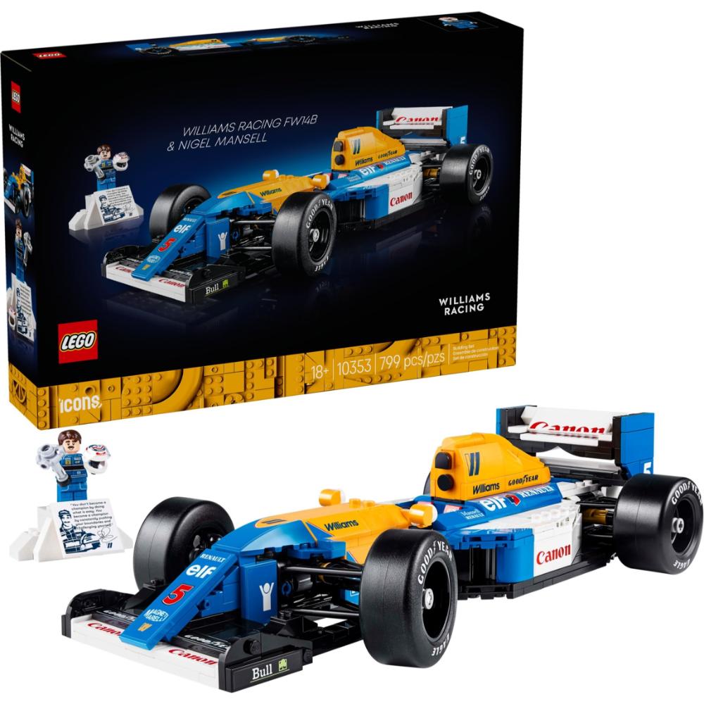 Williams Racing FW14B & Nigel Mansell 10353 | Icons | LEGO
