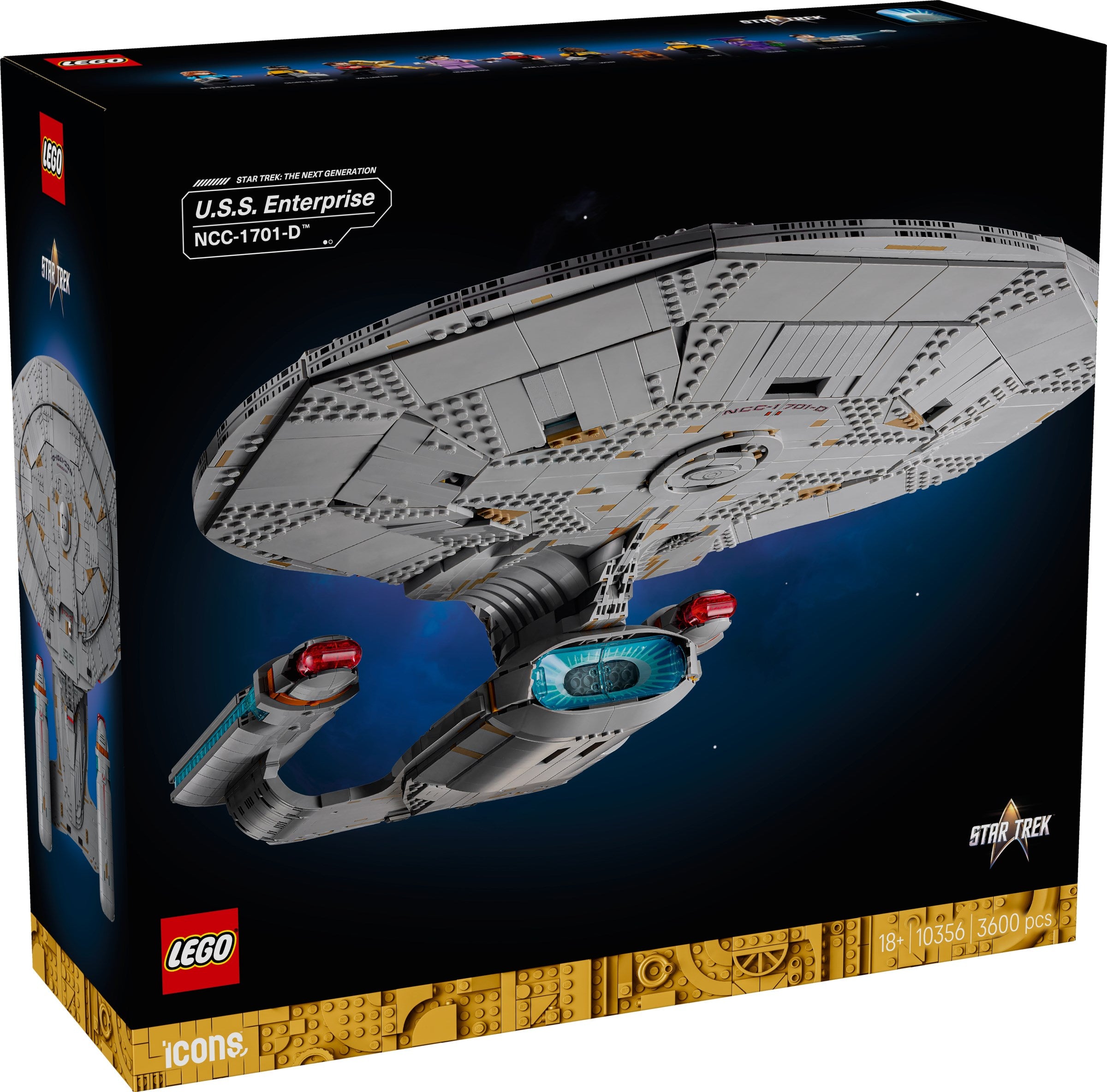 Star Trek: U.S.S. Enterprise NCC-1701-D 10356 | Icons | LEGO – image 14