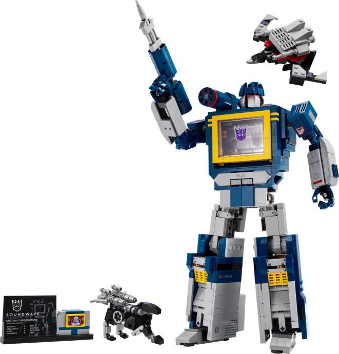 Transformers: Soundwave 10358 | Icons | LEGO