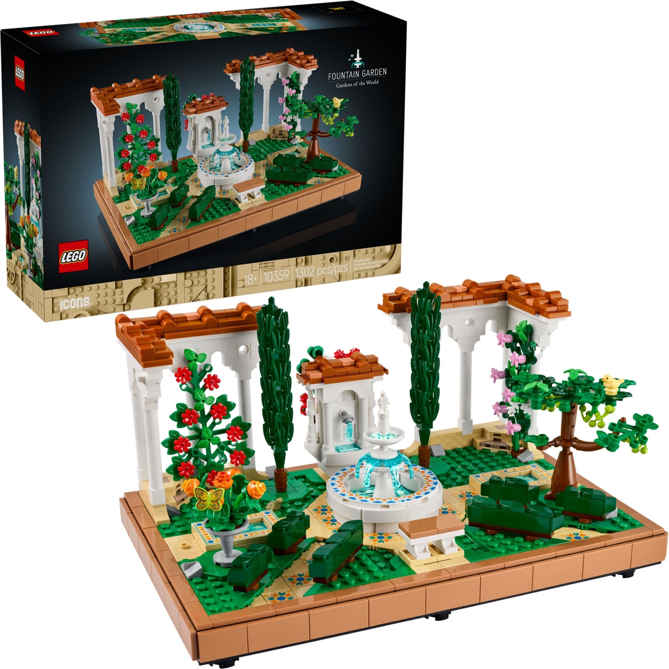 Fountain Garden 10359 | Icons | LEGO – image 4
