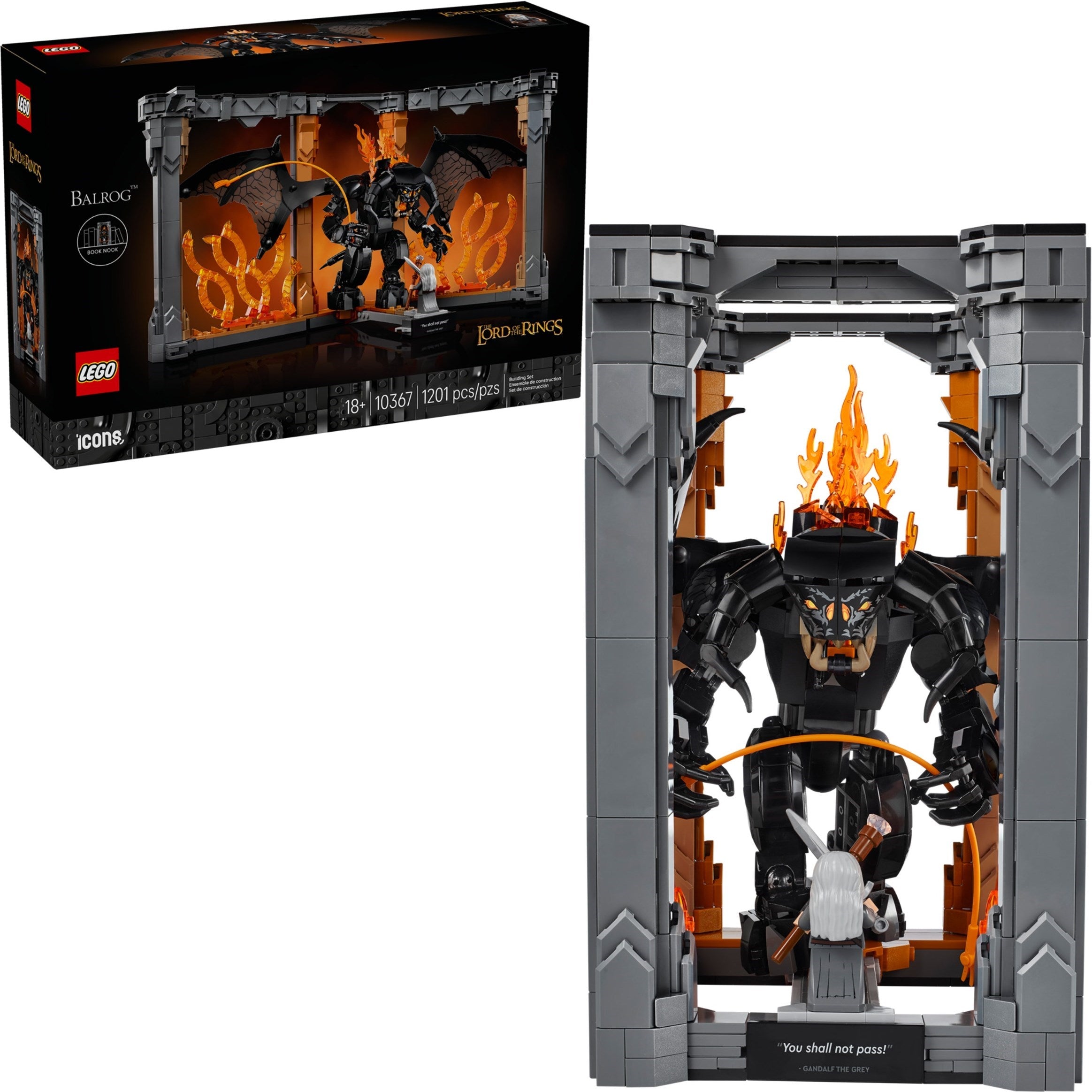 The Lord of the Rings: Balrog Book Nook 10367 | Icons | LEGO – image 4