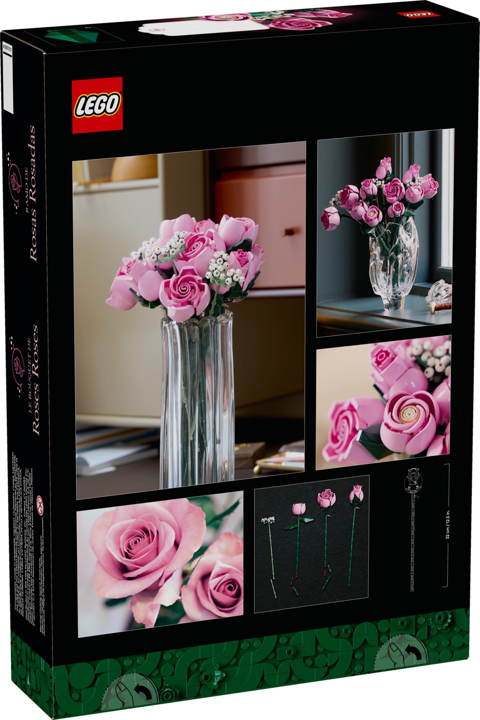 Bouquet of Pink Roses 10374 | Botanicals | LEGO (image 4)