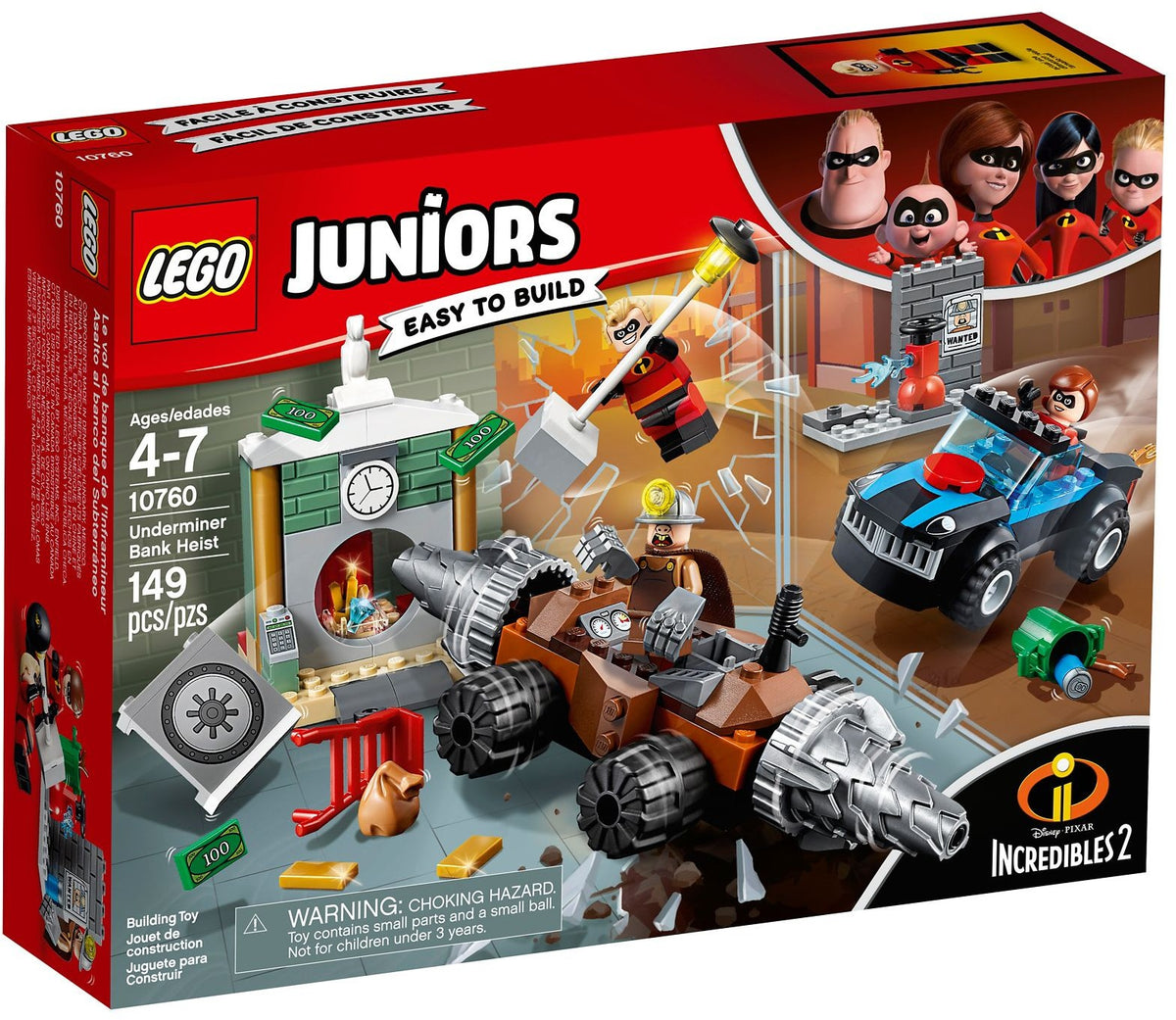 Underminer Bank Heist 10760 | Juniors | LEGO (image 2)
