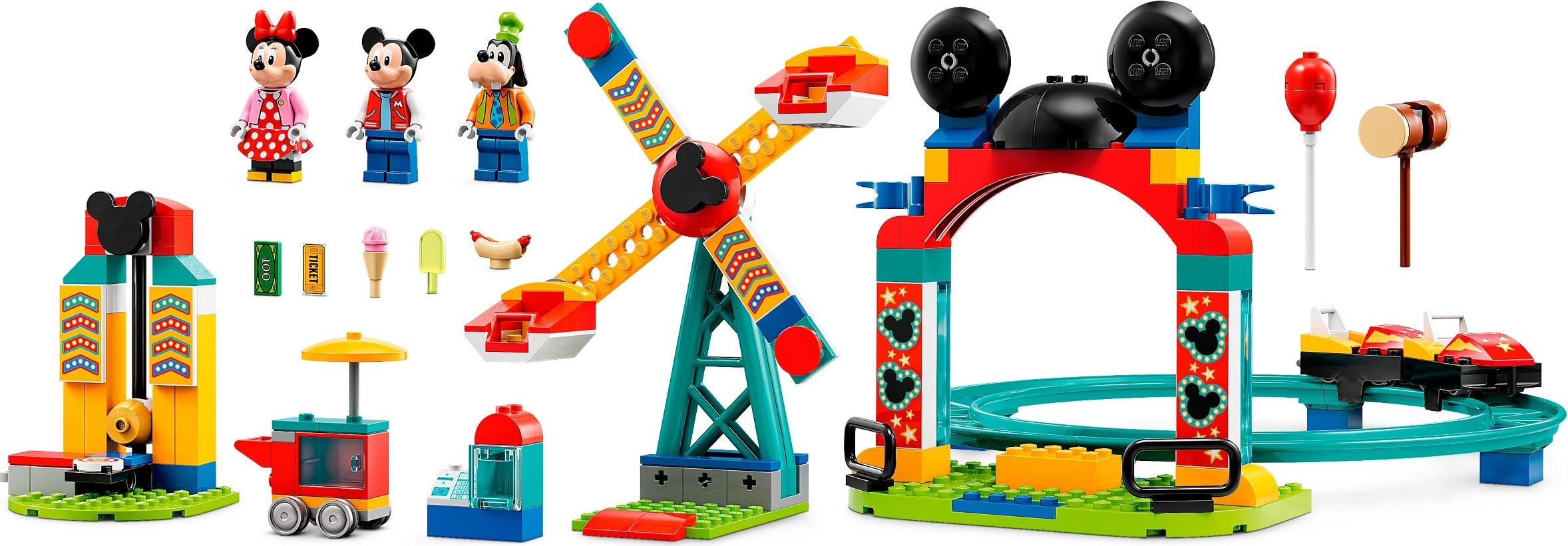 Mickey, Minnie and Goofy's Fairground Fun 10778 | Disney | LEGO – image 3