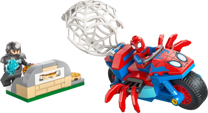 Spidey on his Motorcycle vs. Rhino 11206 | Marvel Super Heroes | LEGO