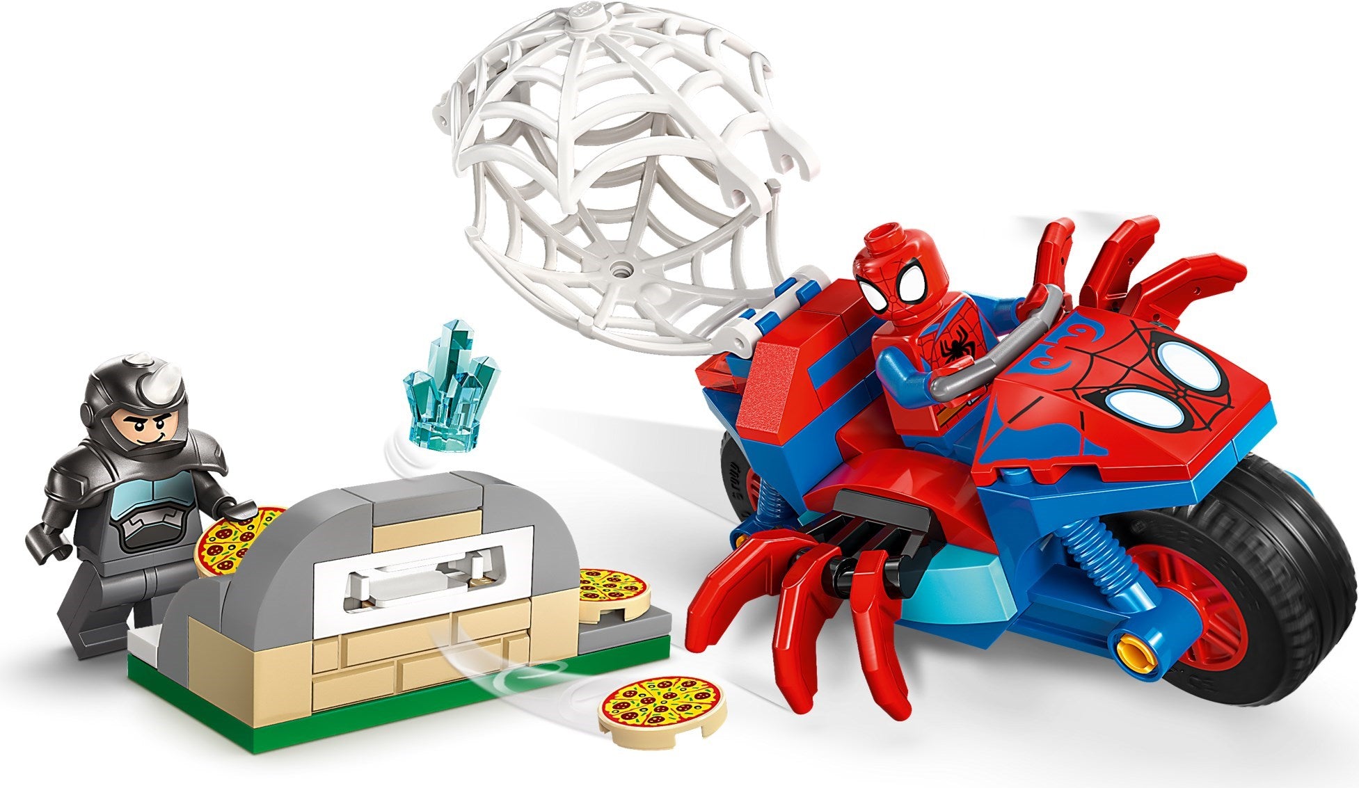 Spidey on his Motorcycle vs. Rhino 11206 | Marvel Super Heroes | LEGO (image 2)