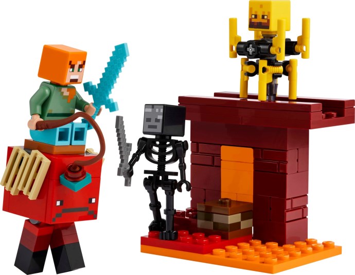 The Nether Lava Battle 21266 | Minecraft | LEGO