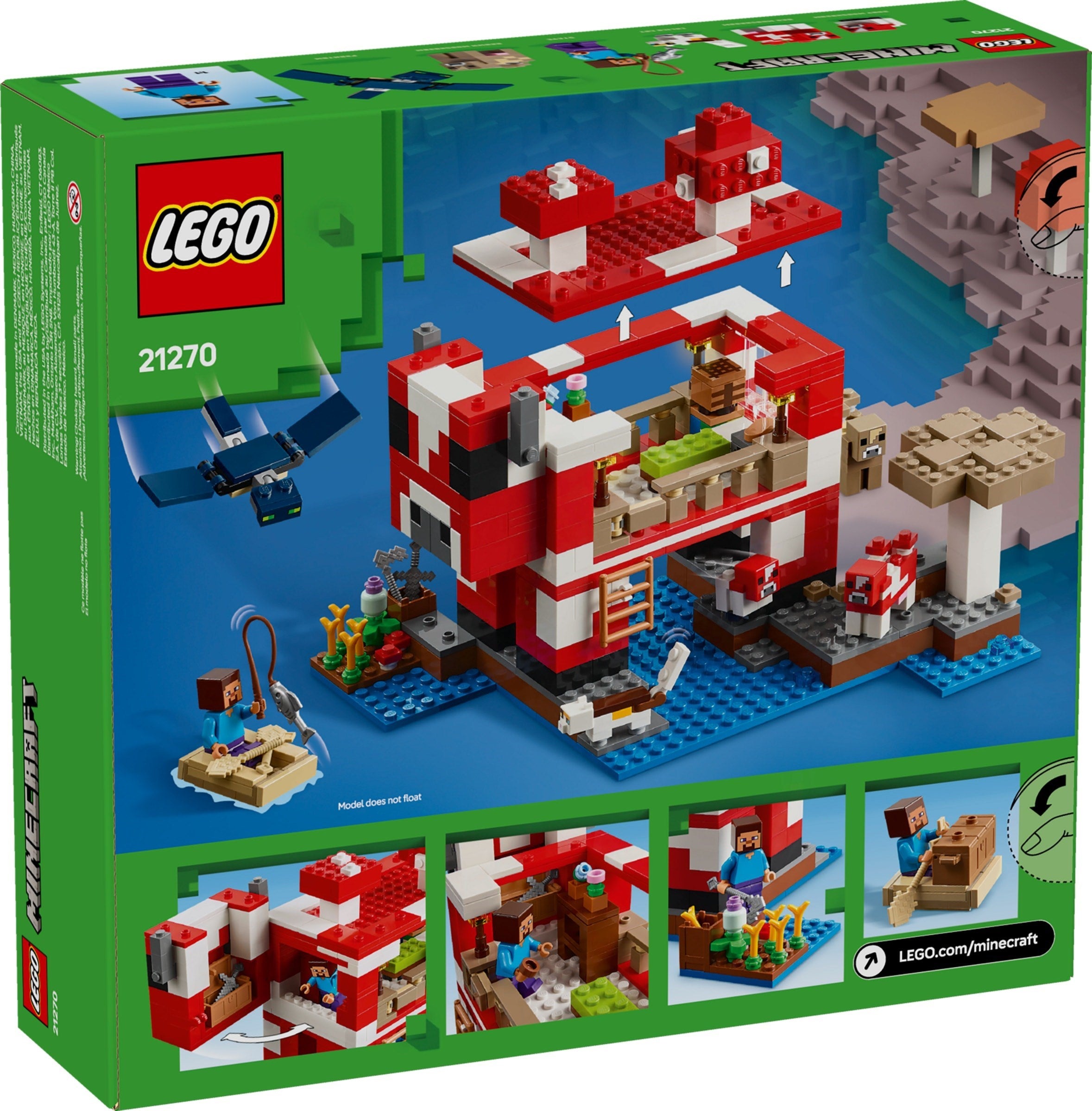 The Mooshroom House 21270 | Minecraft | LEGO – image 2