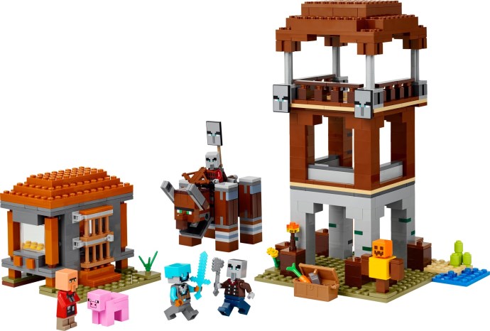The Pillager Outpost and Ravager 21278 | Minecraft | LEGO